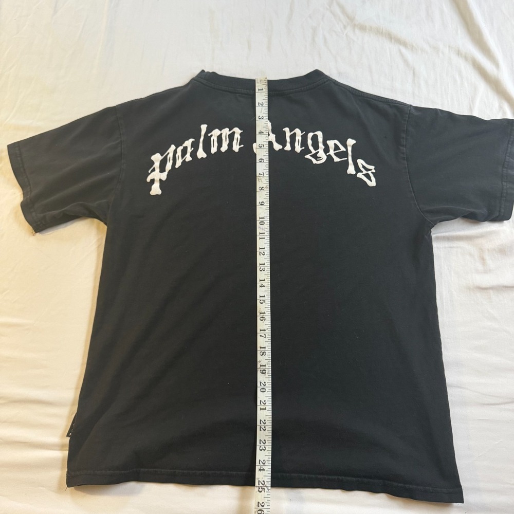 Palm Angels Teddy Bear Black T-Shirt Mens Medium Cotton - Picture 5 of 8
